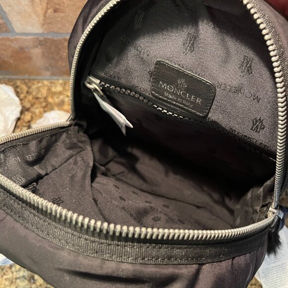 MONCLER Black Nylon Backpack - Picture 8 of 10